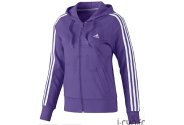 Adidas Sweat capuche zipp� Essential 3S W