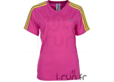 Adidas Tee shirt Response Femme rose