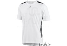 Adidas Tee shirt Supernova Homme blanc