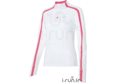 Asics Tee-shirt 1/2 Zip L/S W Blanc