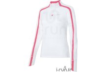 Asics Tee-shirt 1/2 Zip L/S W Blanc