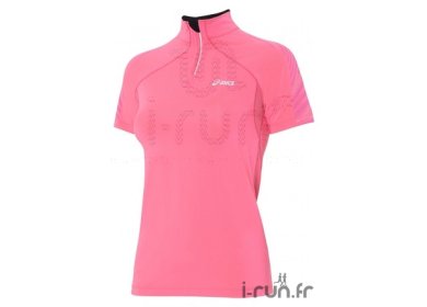 Asics Tee-shirt W'S S/S Crew Neck 1/2 zip
