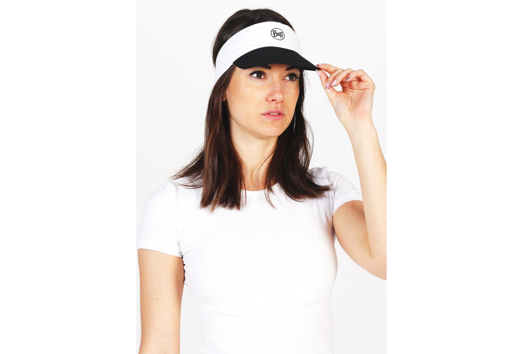 Buff Visera Pack Run Visor R Solid White En Promoci N Accesorios