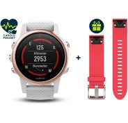 Garmin Fenix 5S GPS Multisports Sapphire Rose Gold + Bracelet Offert