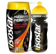 Isostar Lot Hydrate & Perform + Gourde offerte - Orange