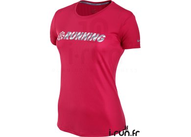 Nike Challenger run Graphic tee Rose