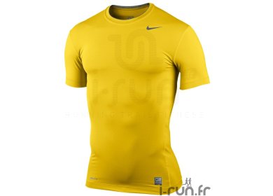 Nike Pro Combat Core Compression jaune