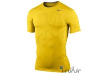 Nike Pro Combat Core Compression jaune