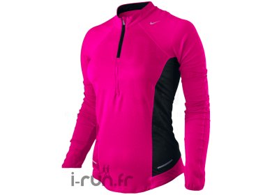 Nike TS 1/2 Zip ML Rose W