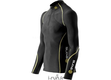 Skins A200 Thermal Top LS 1/2 Zip Noir