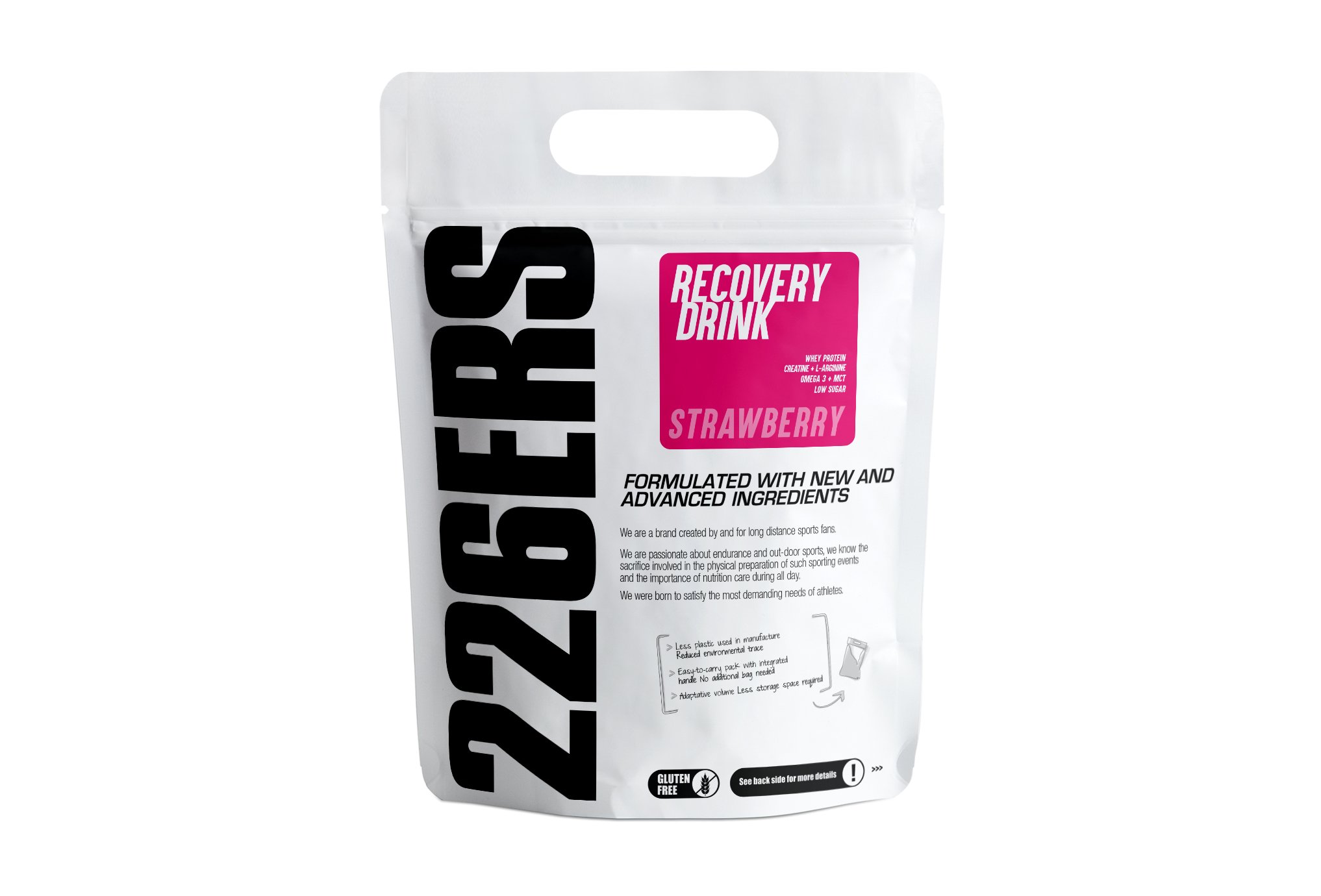 226ers Recovery Drink - Fraise - 0.5kg Diététique Protéines / récupération
