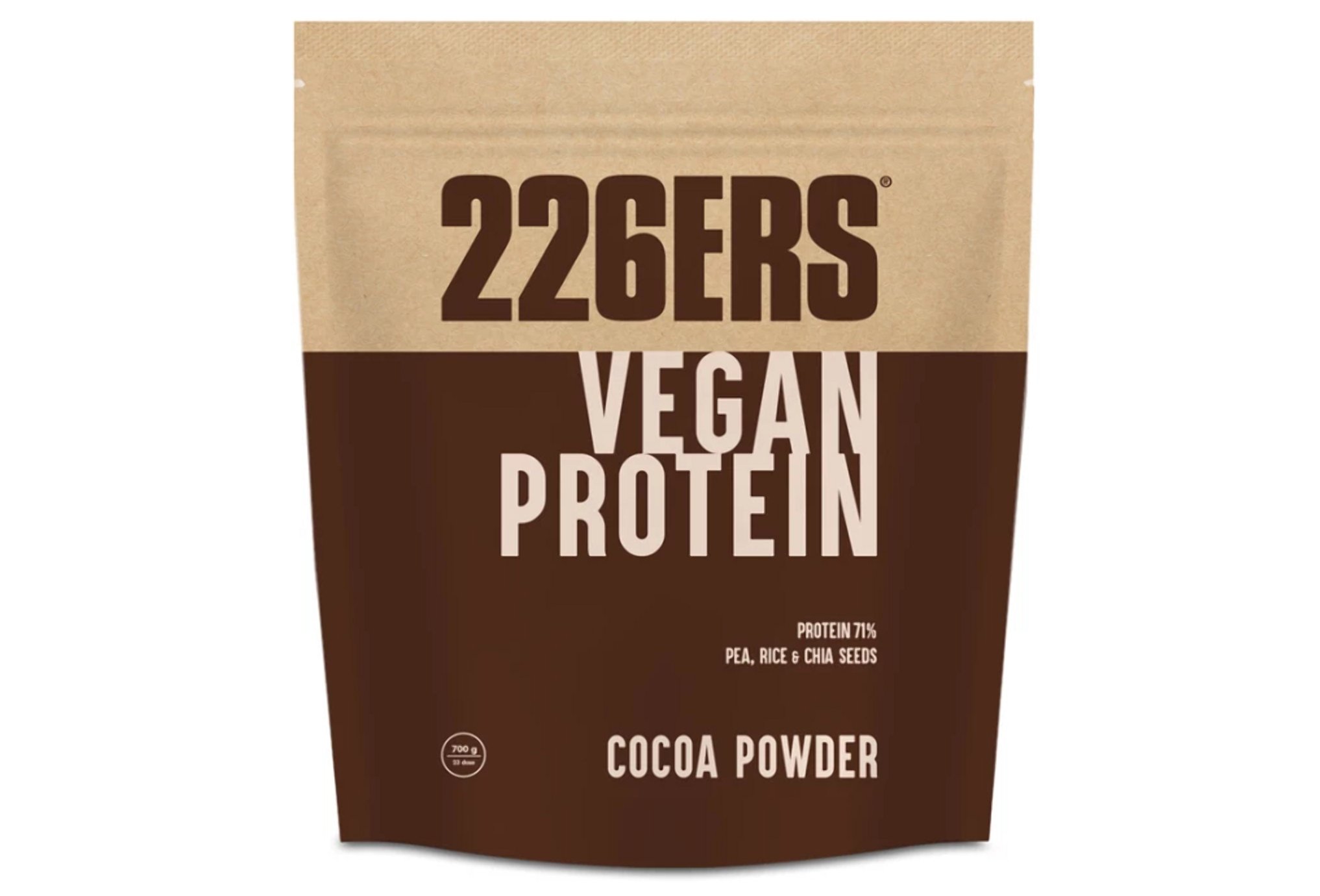 226ers Vegan Protein 700 g - Chocolat Diététique Protéines / récupération