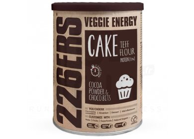 226ers Veggie Energy Cake 480 g - Farine de teff et morceaux de chocolat 