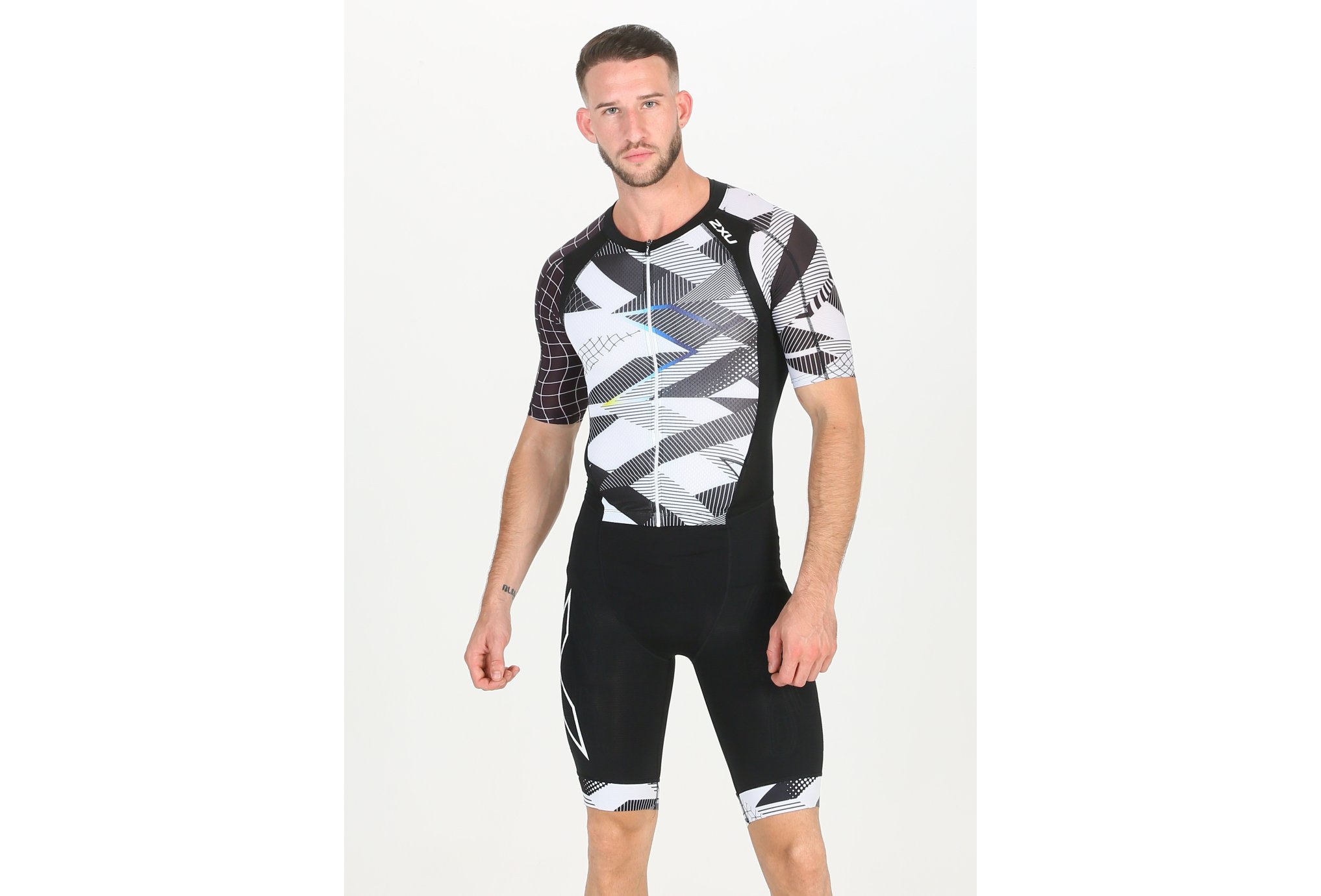 2XU Compression Full Zip Sleeved Trisuit M vêtement running homme