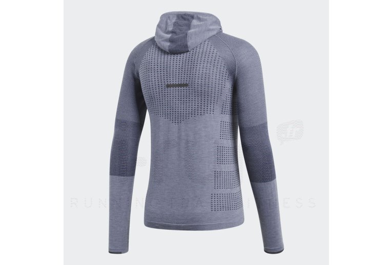 adidas Camiseta manga larga con capucha Climaheat Primeknit