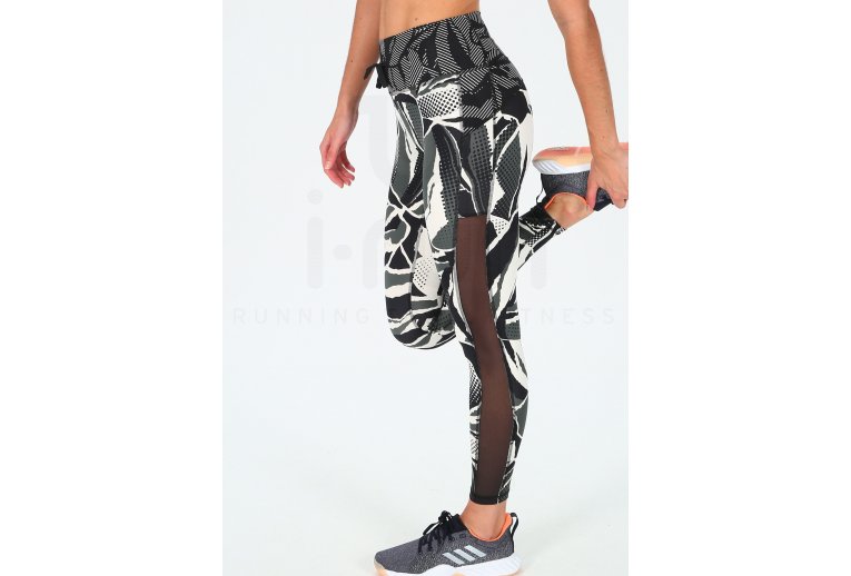 adidas Mallas 7/8 High Rise Paper Floral