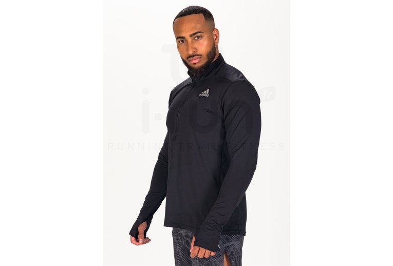 adidas camiseta manga larga Own The Run 1/2 zip