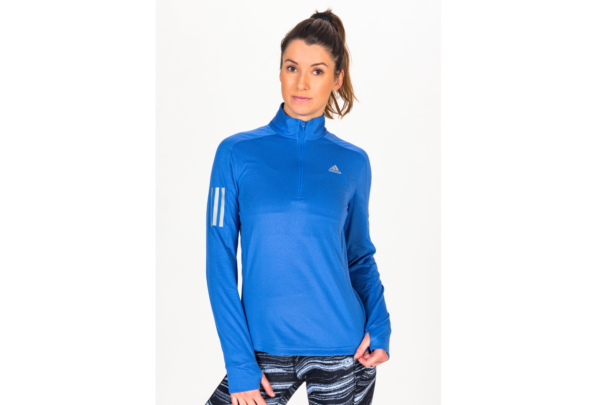 adidas Own The Run 1/2 Zip Warm W vêtement running femme