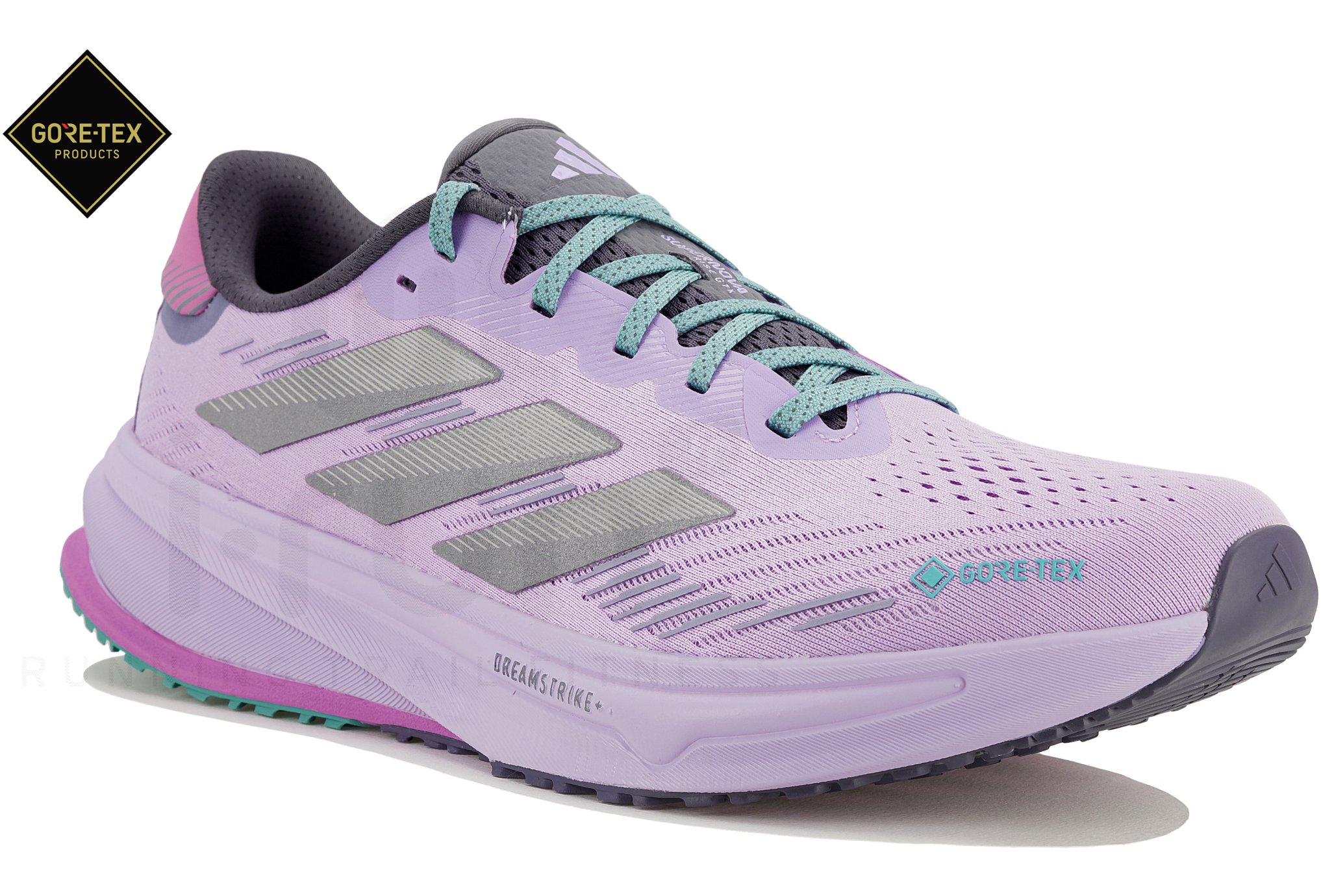 adidas gazelle silver green womens adidas Womens Supernova GORE-TEX - Core Black/Iron Met./Semi Flash Aqua main image 1