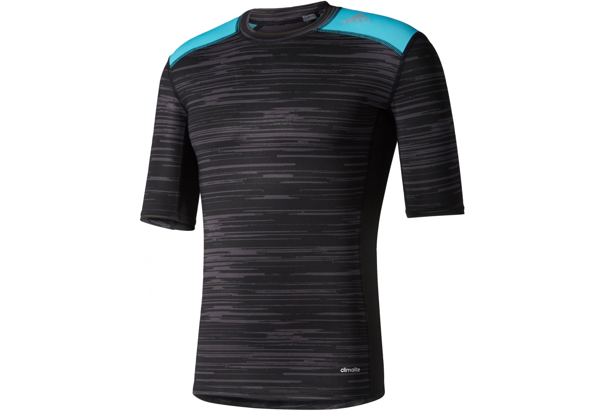 Camisa De Compressão Adidas Techfit Base Grafite - futFanatics