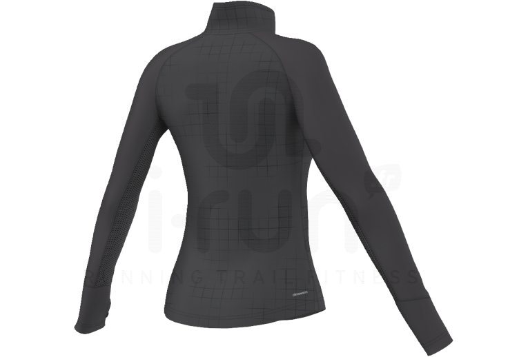 adidas Camiseta manga larga TechFit ClimaWarm 1/2 Zip AOP