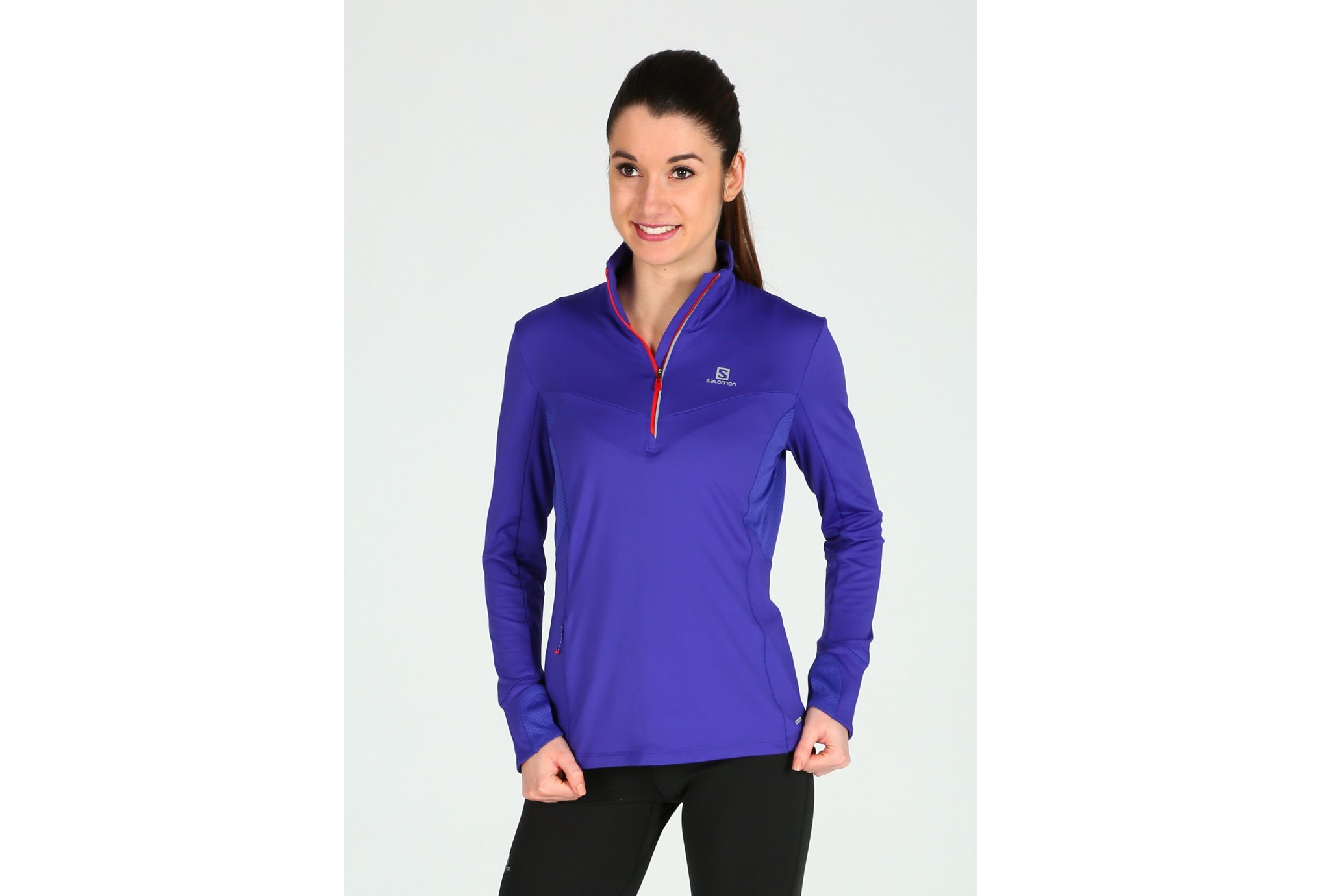 Salomon Trail Runner Warm MID W Diététique Vêtements femme