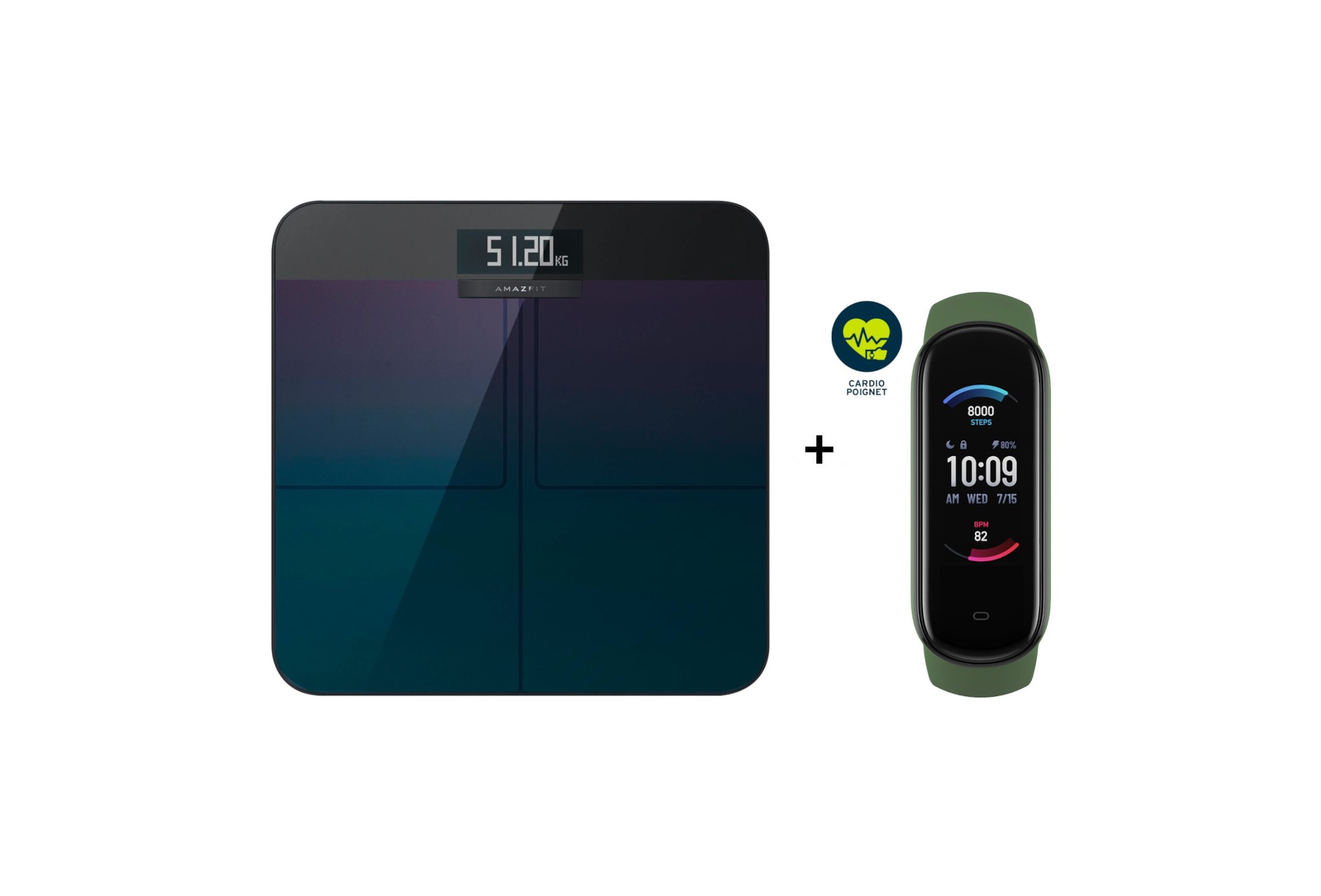 Amazfit Smart Scale et Band 5 Vert pas cher