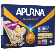 Apurna Barres énergétiques - Banane/Chocolat Blanc