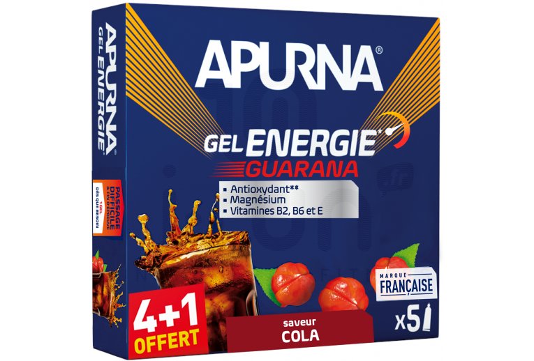 Apurna tui gels nergie Guarana - Cola 4+1