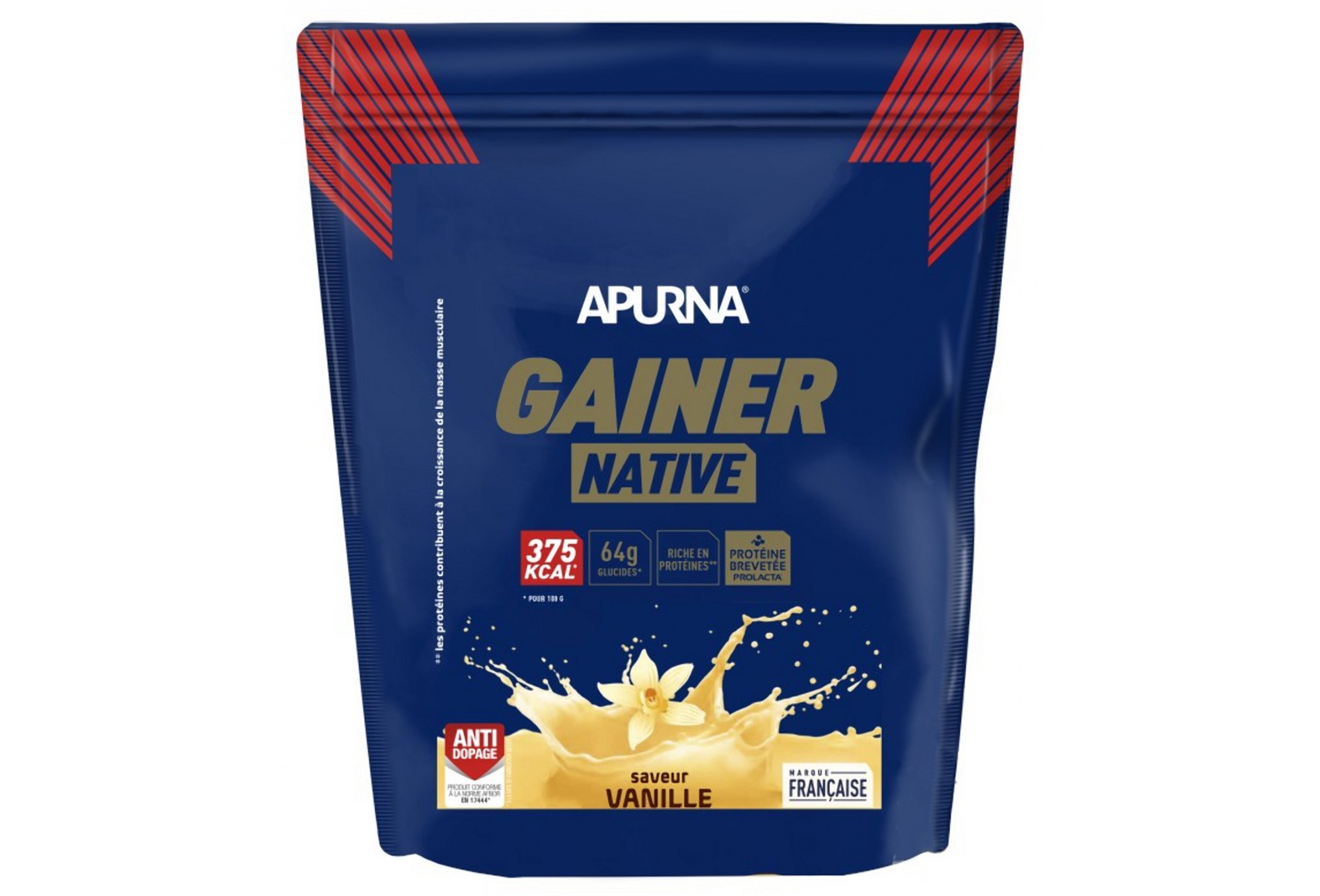 Apurna Gainer Native 1.1 kg - Vanille Diététique Protéines / récupération