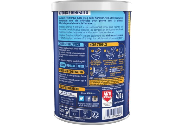 Apurna Bolo Energtico - Chocolate