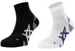 Asics 2 paires Cushion Run Quarter
