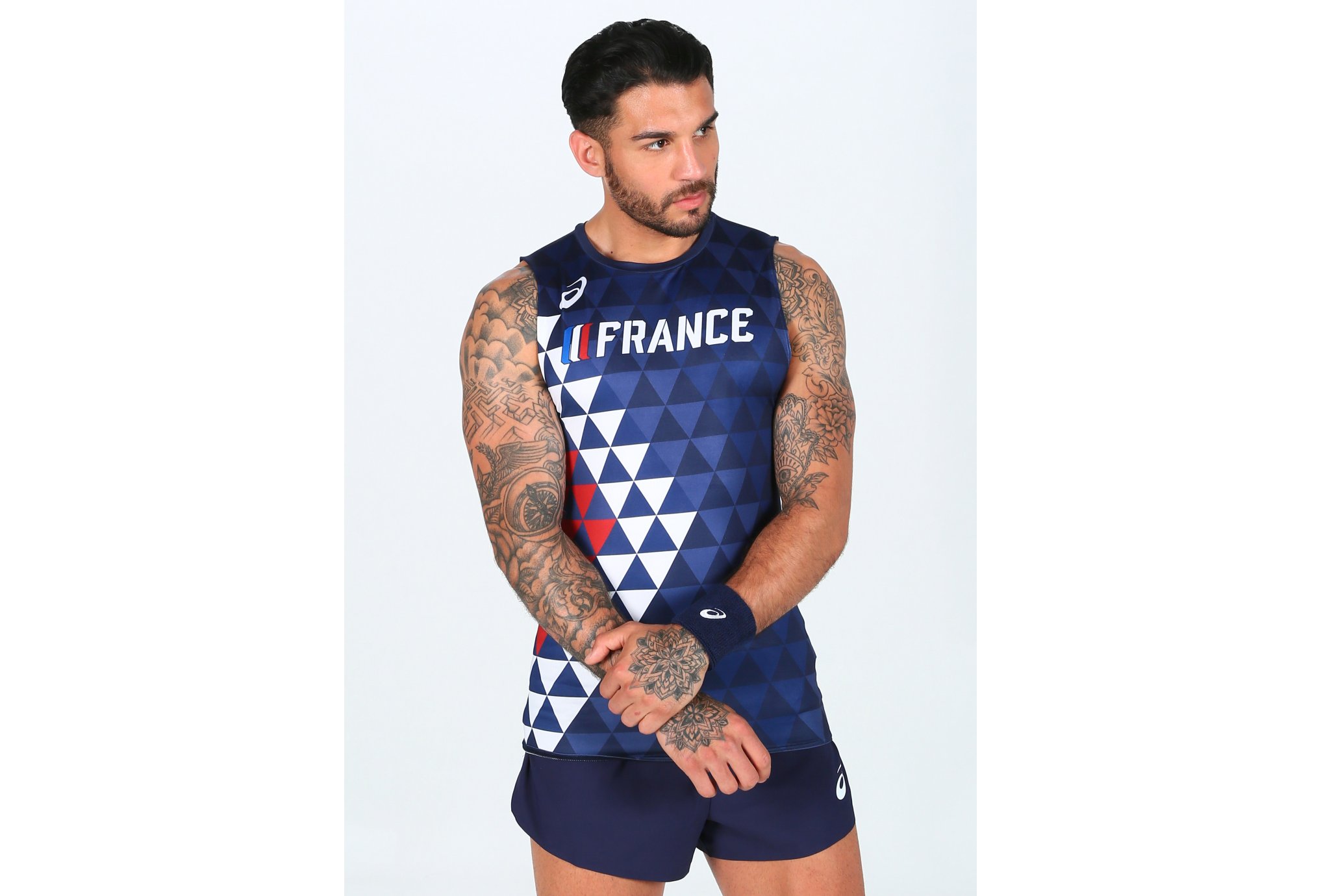 Asics 2 Way Stretch France M vêtement running homme