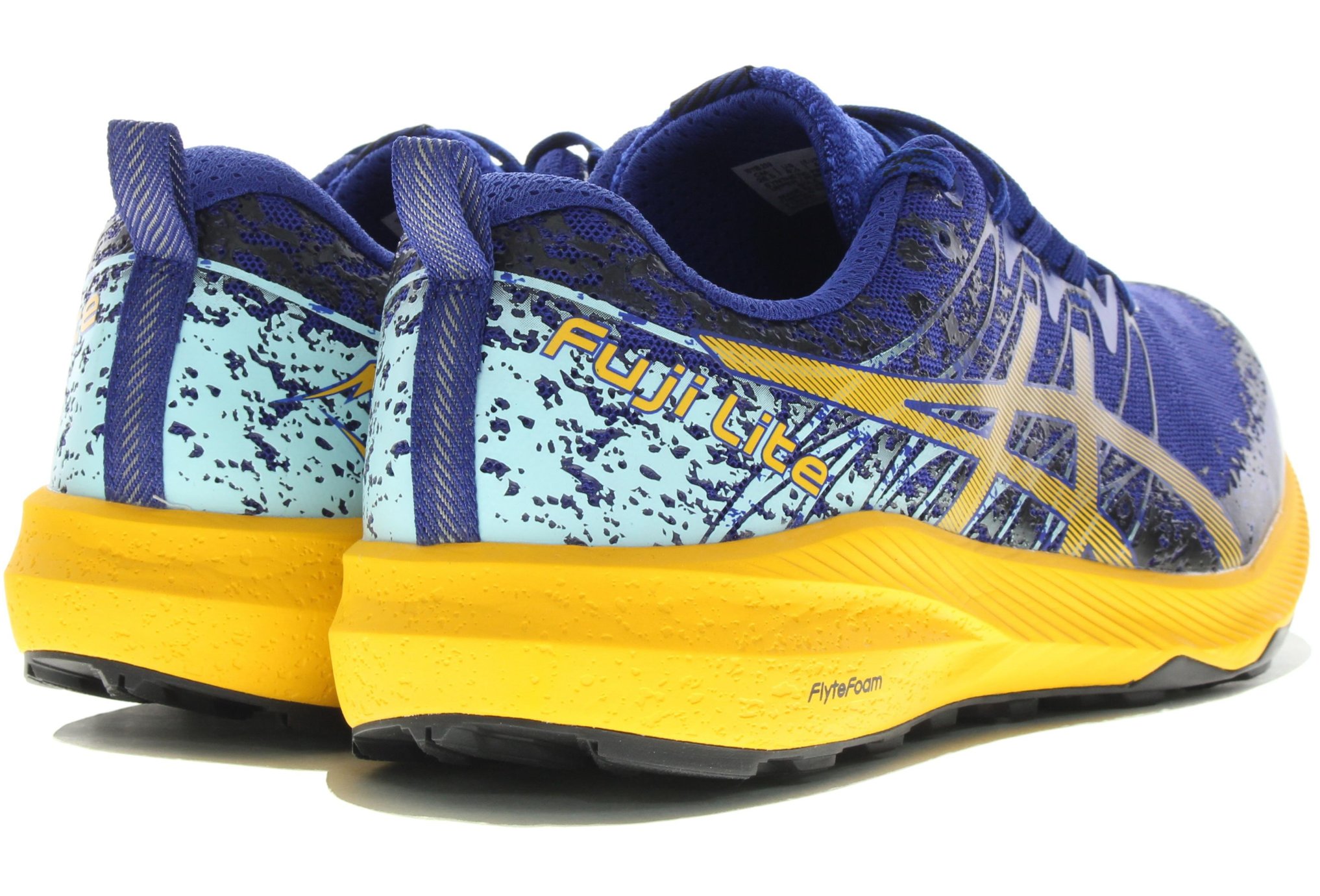 Asics Fuji Lite 2 M homme Bleu marine pas cher