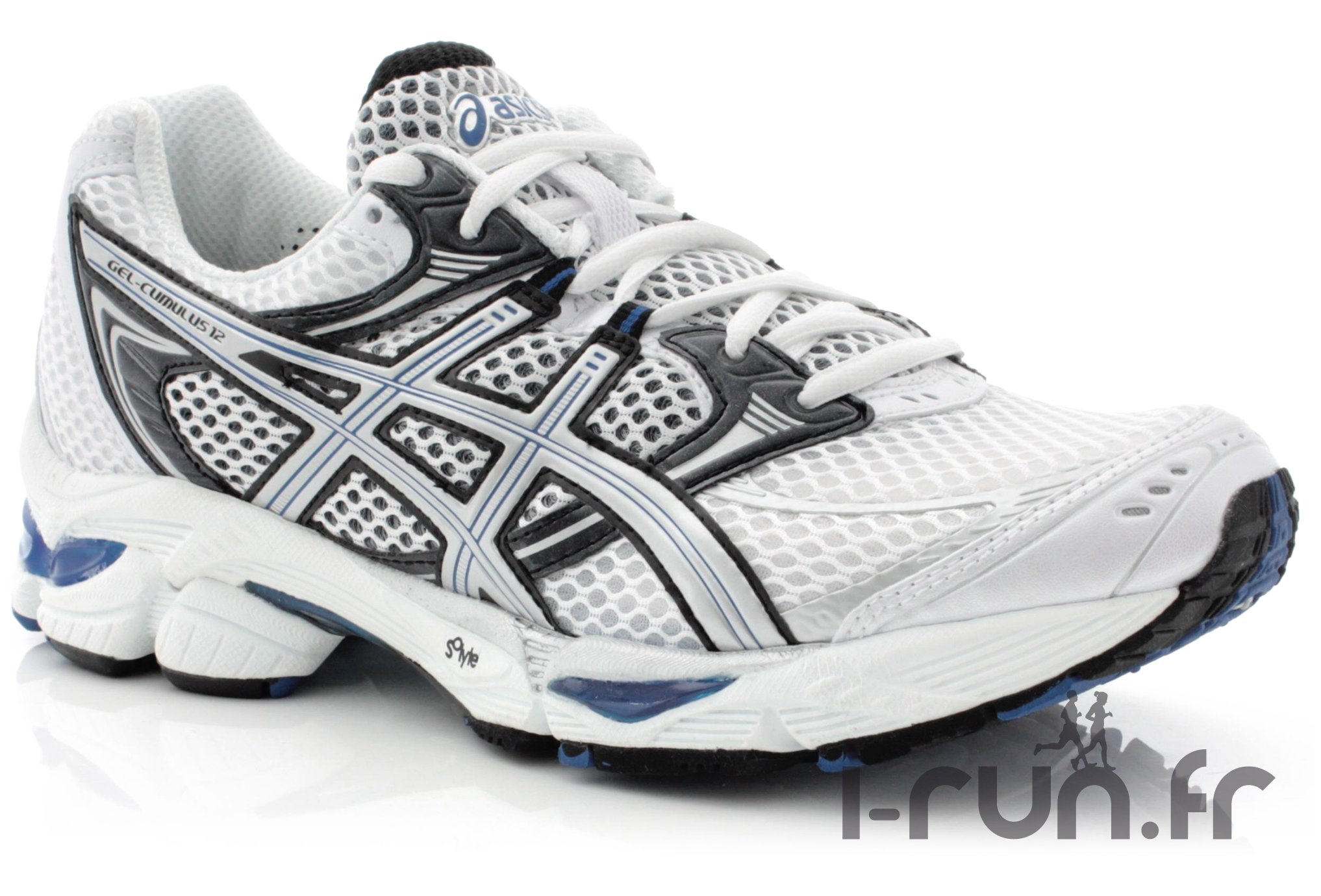 Asics gel cumulus 12 hot sale noir