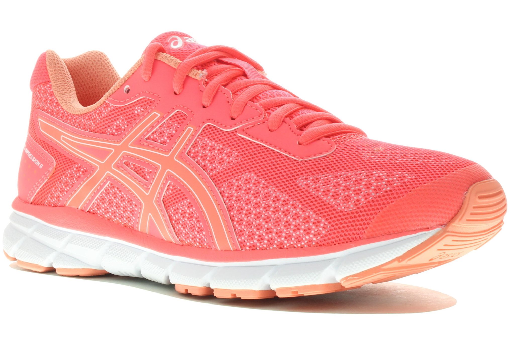 asics blanche et rose