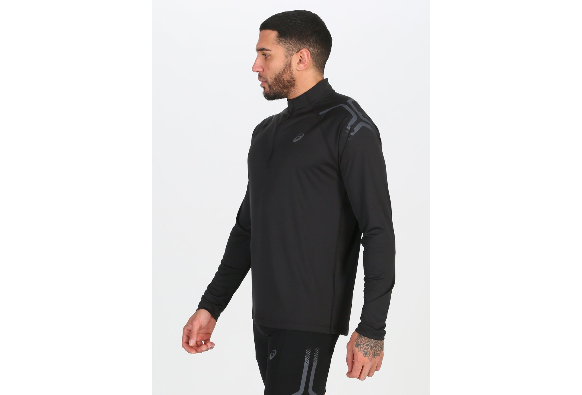Asics Icon 1/2 Zip M vêtement running homme