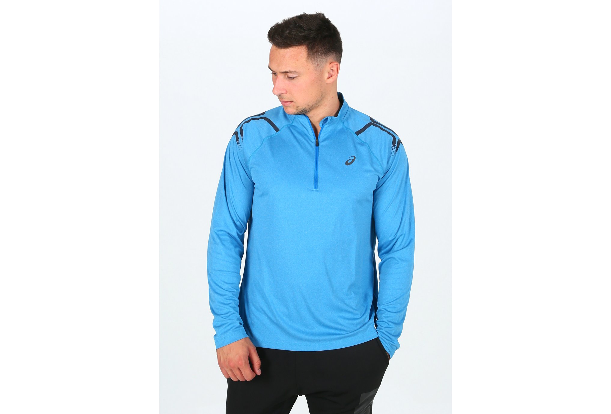 Asics Icon LS 1/2 zip M Diététique Vêtements homme