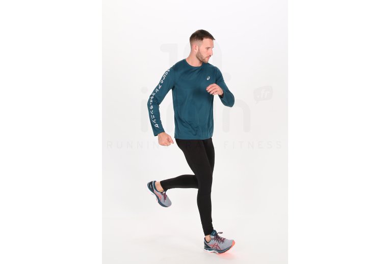 Asics camiseta manga larga Katakana Retro Tokyo