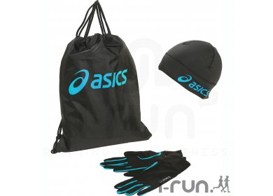 Pack Bonnet Gants Asics Winter Running Pack Noir Unisex