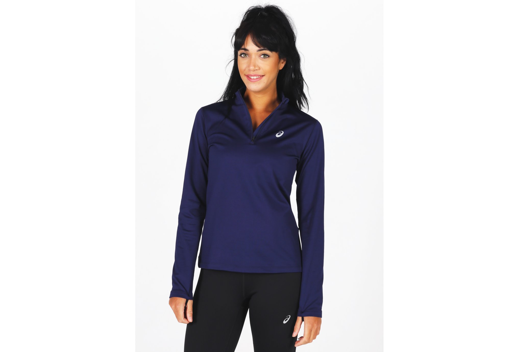 Asics Silver LS 1/2 Zip W vêtement running femme