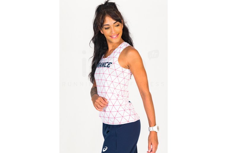 Asics camiseta de tirantes Singlet France