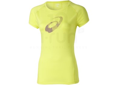 Asics t cheap shirt femme jaune