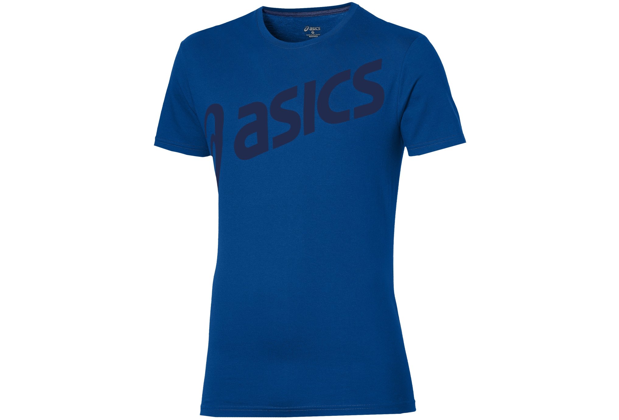 asics t shirt homme cyan