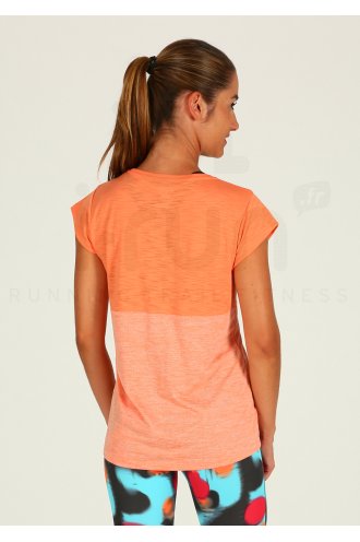 asics t shirt fille orange