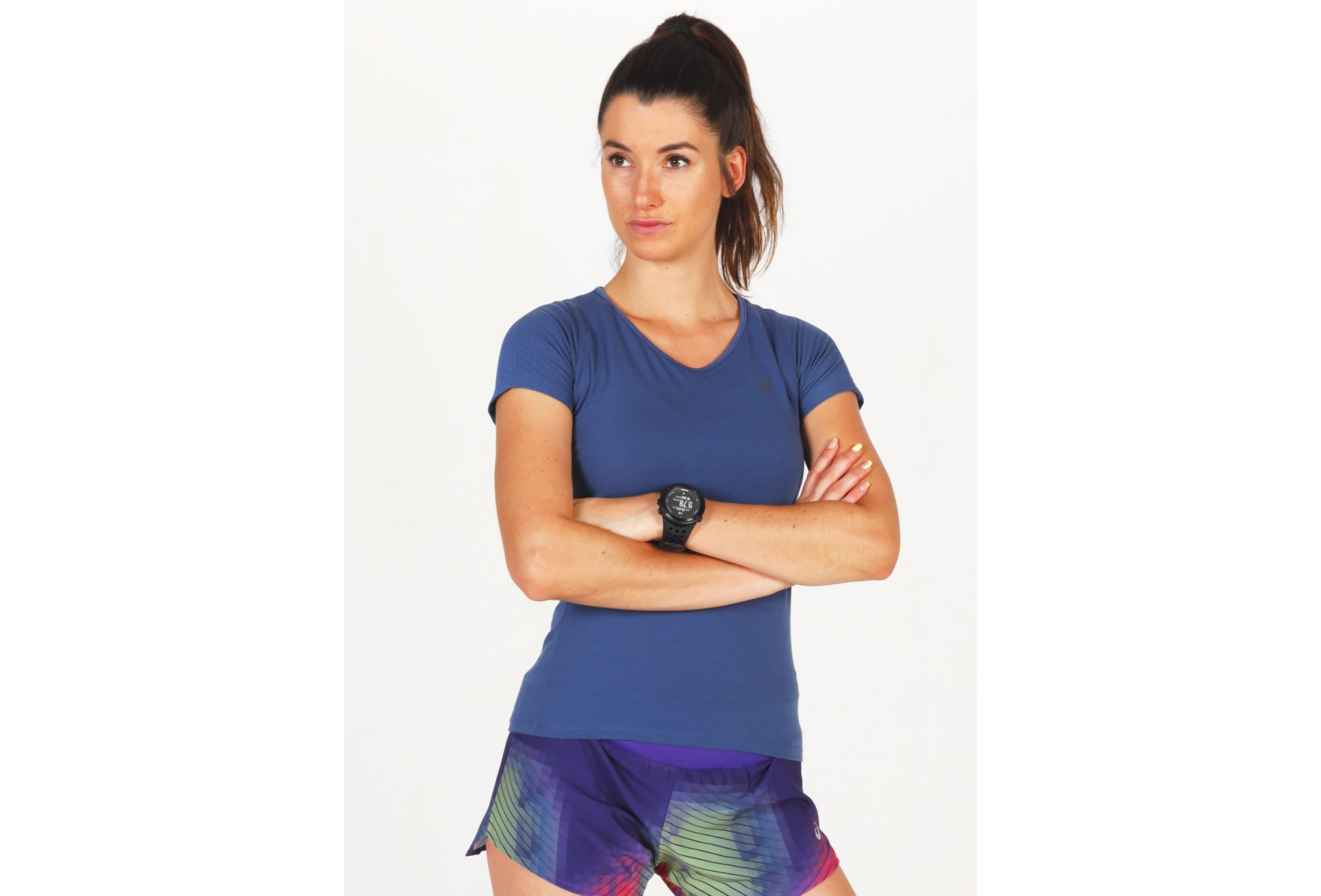 Asics V-Neck W Diététique Vêtements femme