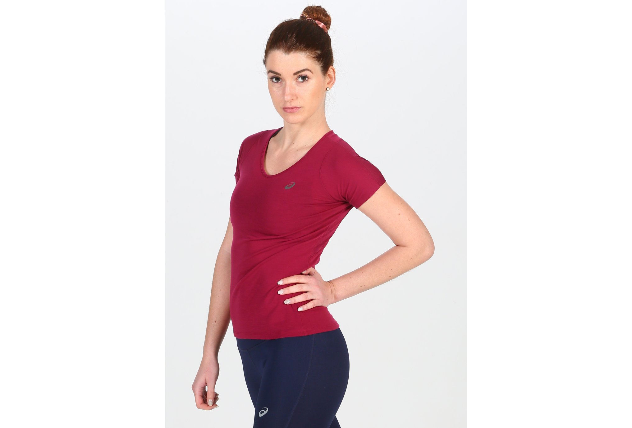 Asics V-Neck W vêtement running femme