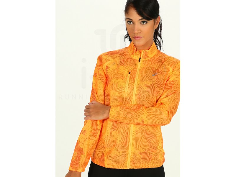 veste asics femme orange