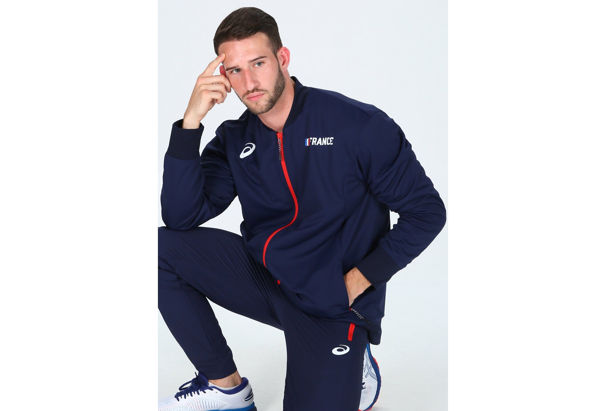 Asics Warm Up France M vêtement running homme