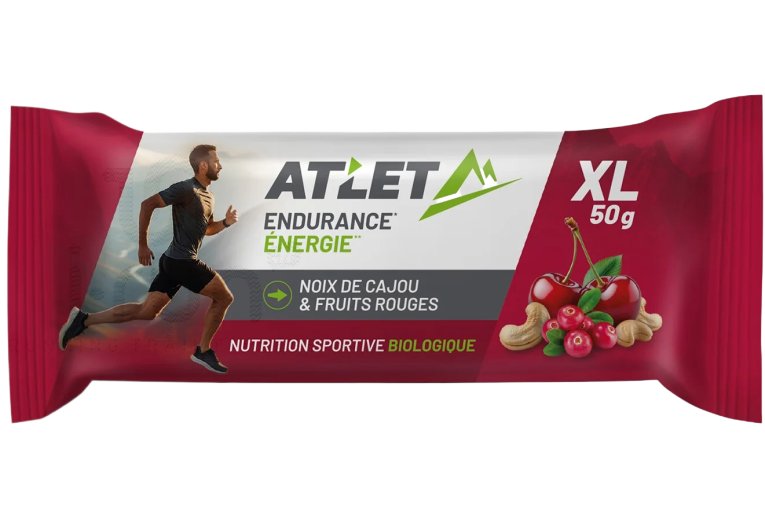 Atlet barrita energtica bio 50 g Anacardos y Frutas rojas